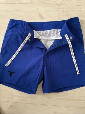 IGNITE Men's Performance Hybrid Shorts Slim Fit Vibrant Blue Size Large
